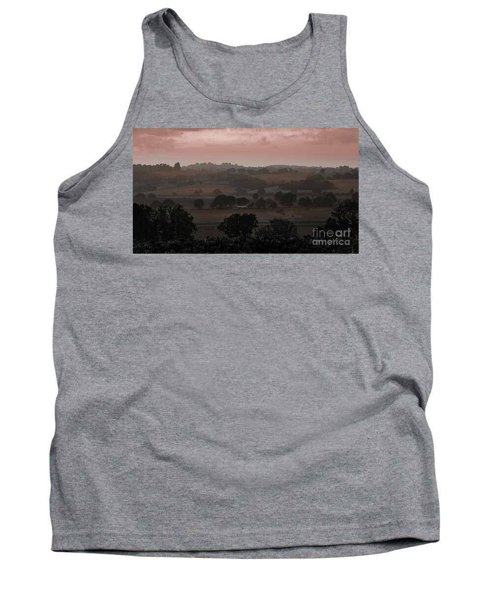 English Tank Top featuring the photograph The English Landscape by Perry Rodriguez