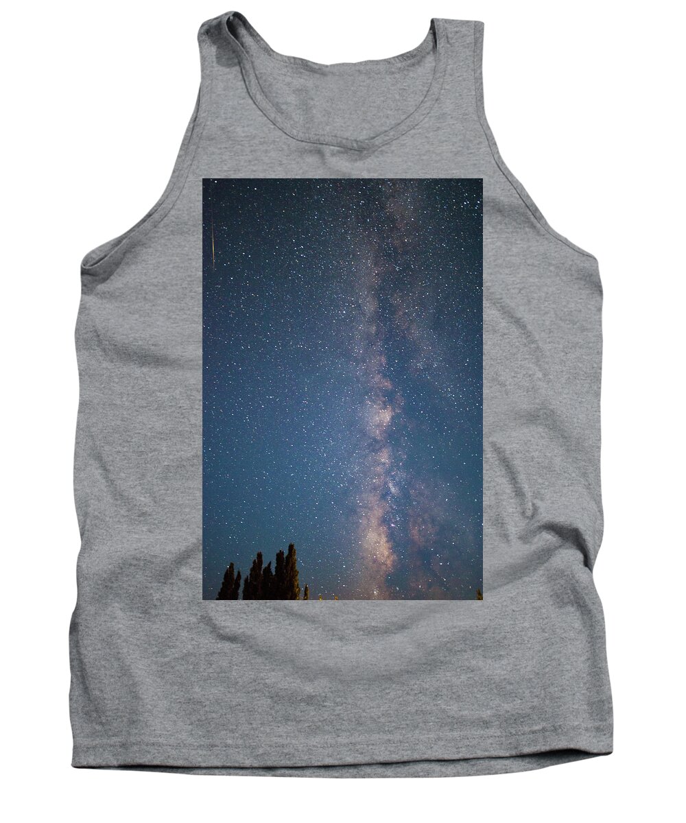 Milky Way Tank Top featuring the photograph The Milky Way in Arizona by Mark Duehmig