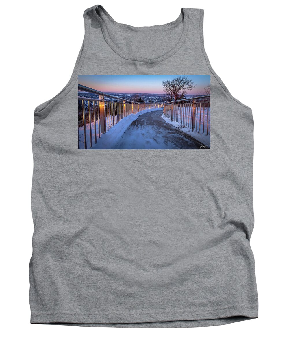 Winter Tank Top featuring the photograph The Path by Phil S Addis