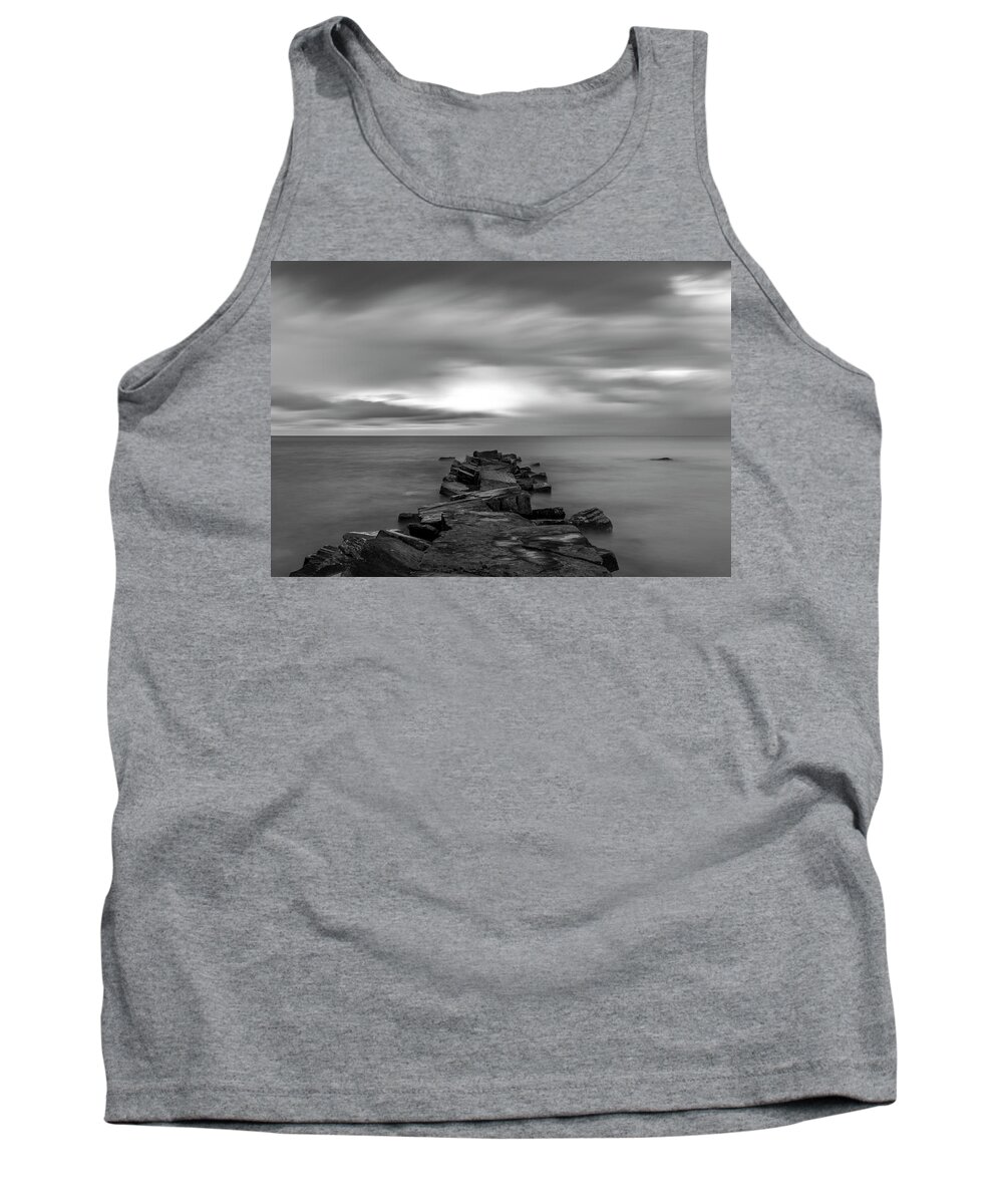 Black And White Tank Top featuring the photograph The Storm Will Pass by Arthur Oleary