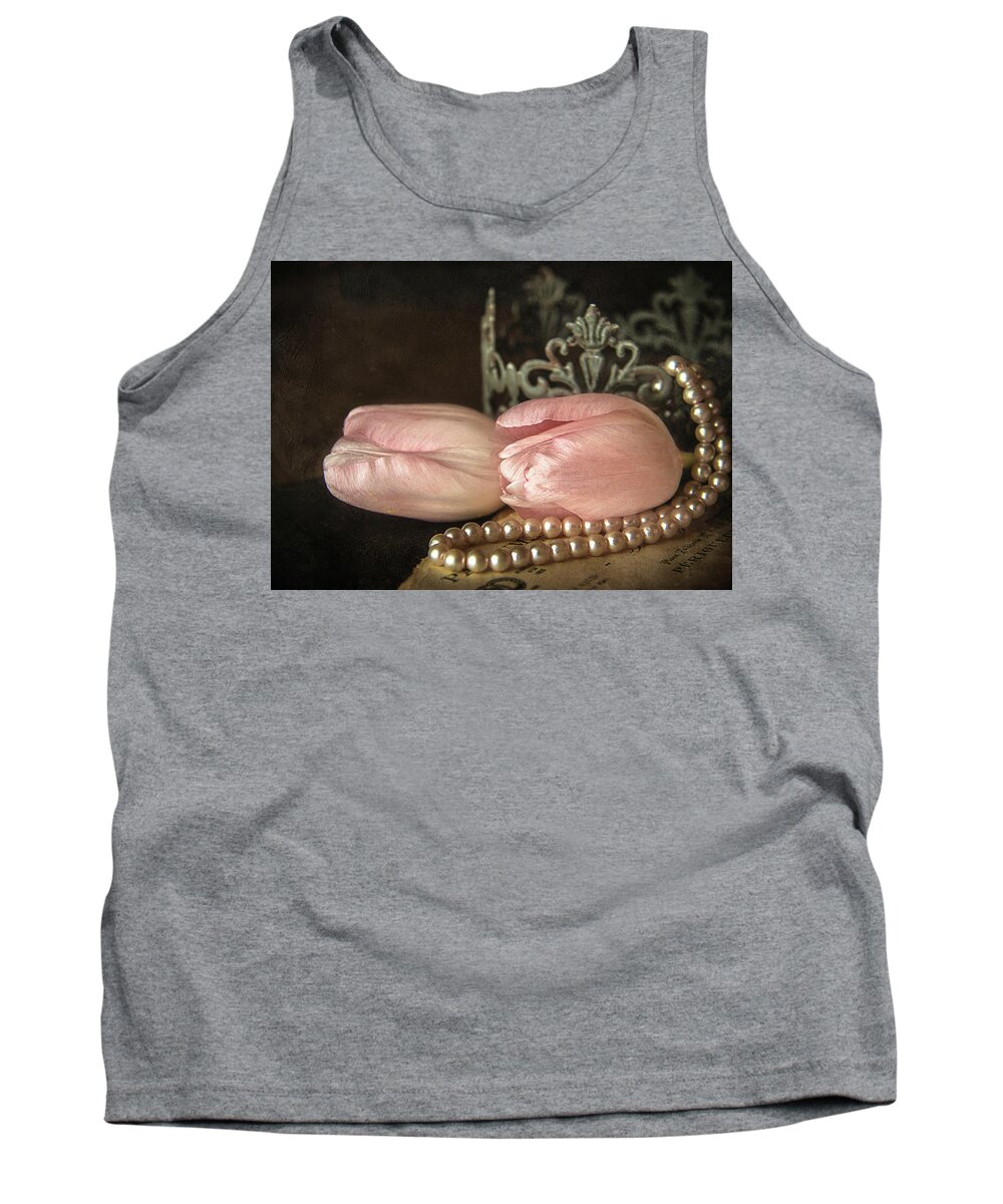 Tulips And Pearls Tank Top featuring the photograph Tulips and Pearls by Cindi Ressler