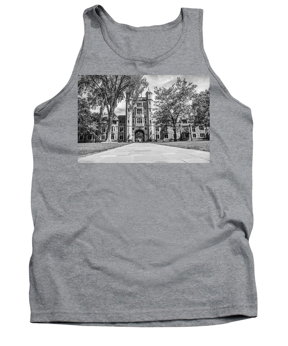 Big Ten Campus Tank Top featuring the photograph University of Michigan Law Quad by John McGraw