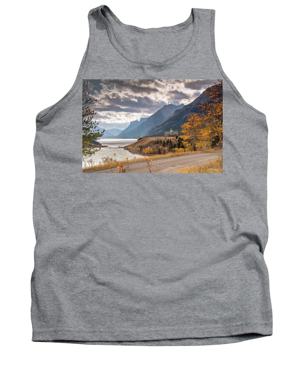 Upper Waterton Lakes Tank Top featuring the photograph Upper Waterton Lakes by Tim Kathka