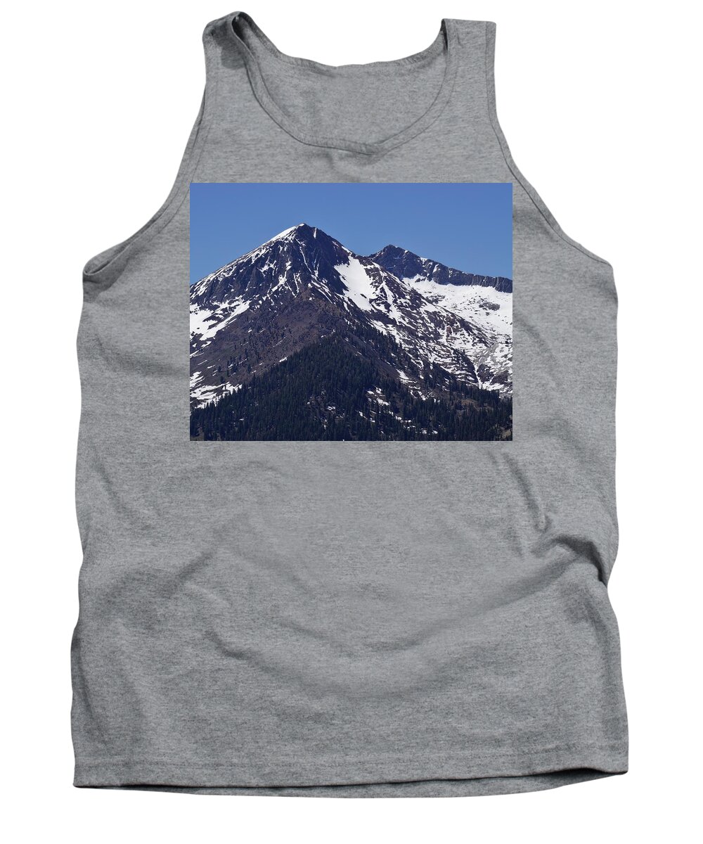 Landscape Tank Top featuring the photograph Vandever Mountain 11,955 Mineral King by Brett Harvey
