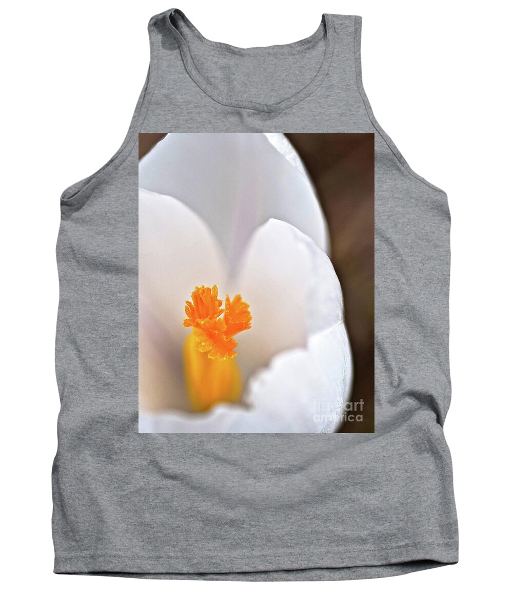 Flower Tank Top featuring the photograph White Petals by Billy Knight