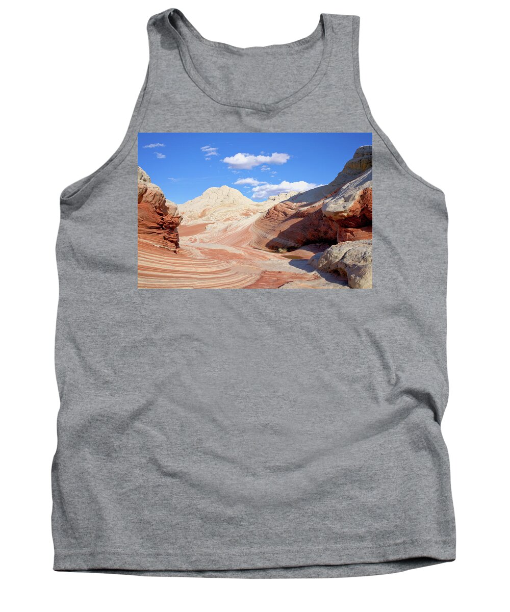 Desert Tank Top featuring the photograph White Pocket by Ivan Franklin