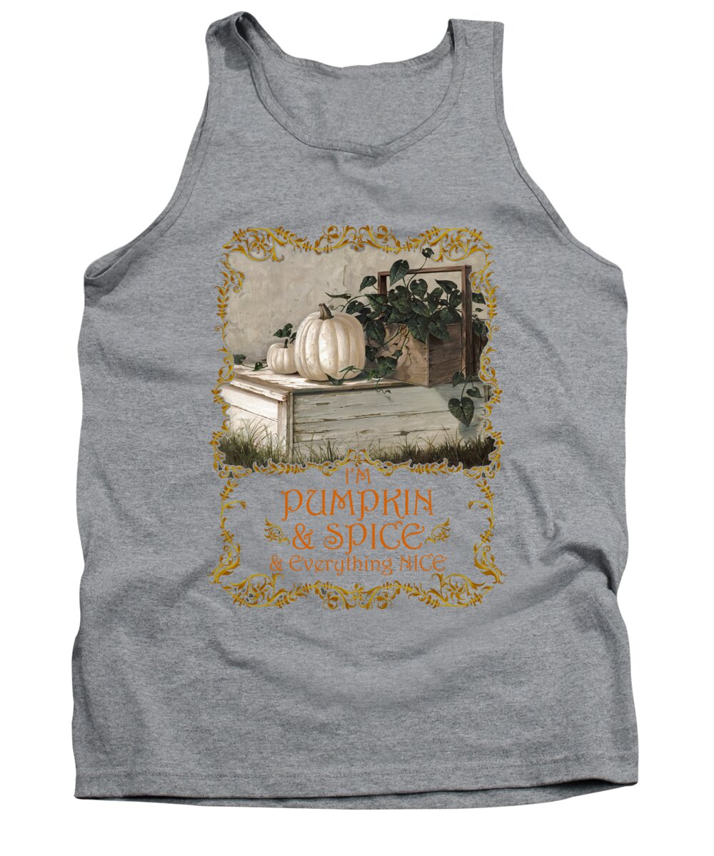 Michael Humphries Tank Top featuring the painting White Pumpkins by Michael Humphries
