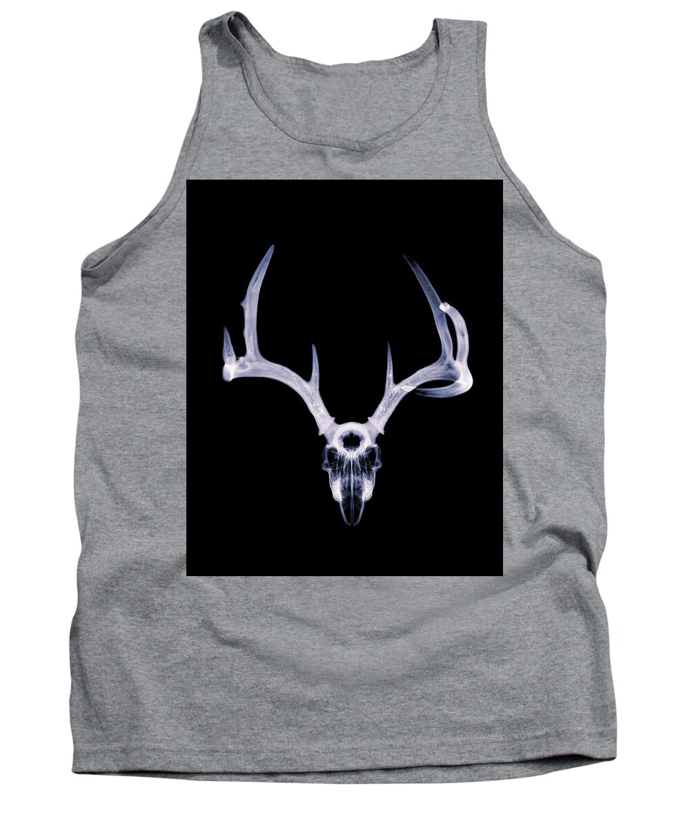 Kansas Tank Top featuring the photograph White-tailed Deer x-ray 003 by Rob Graham