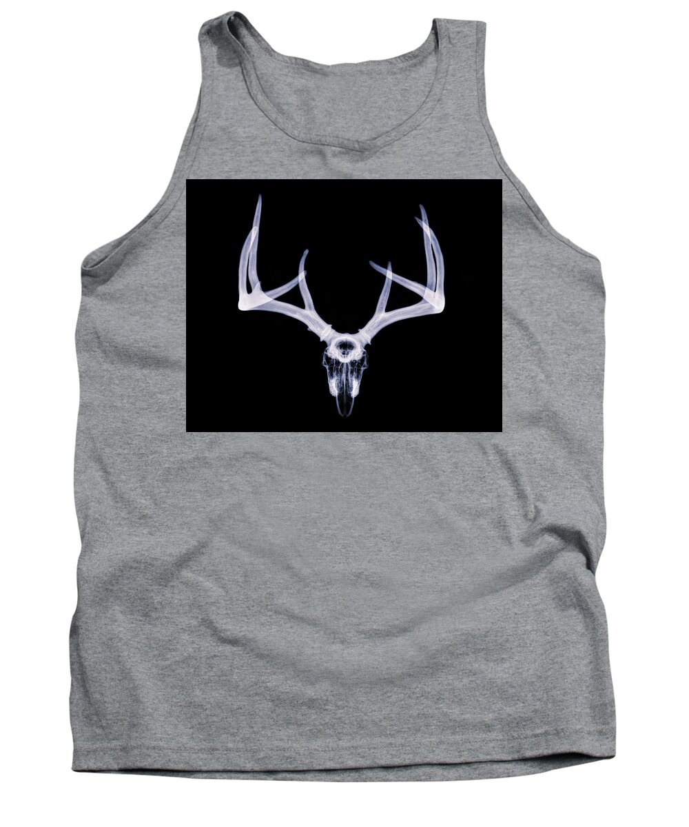 Kansas Tank Top featuring the photograph White-tailed Deer x-ray 005 by Rob Graham