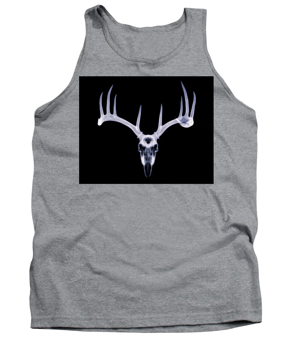 Kansas Tank Top featuring the photograph White-tailed Deer x-ray 013 by Rob Graham