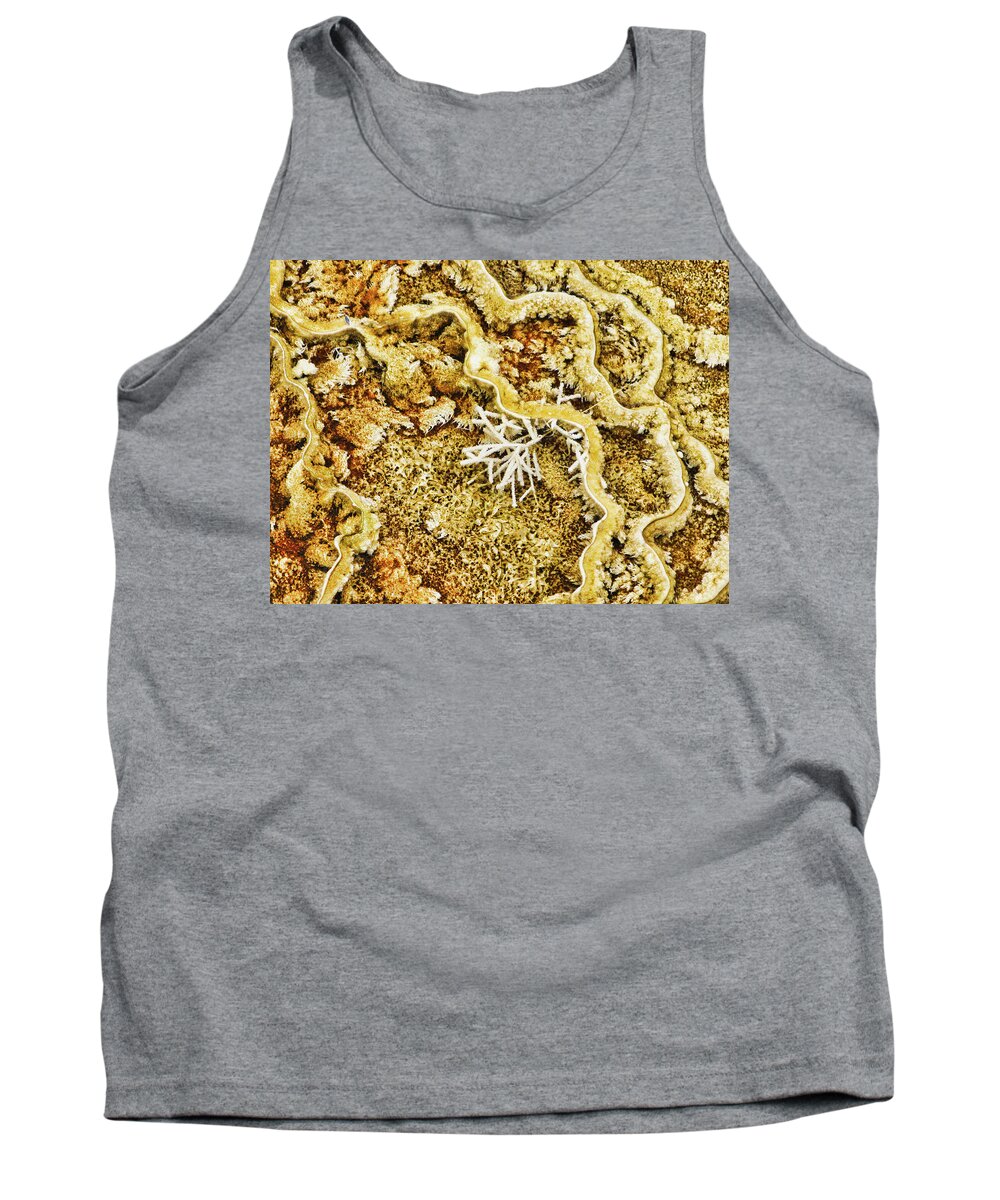 Abstract Tank Top featuring the photograph Yellowstone 6 by Segura Shaw Photography