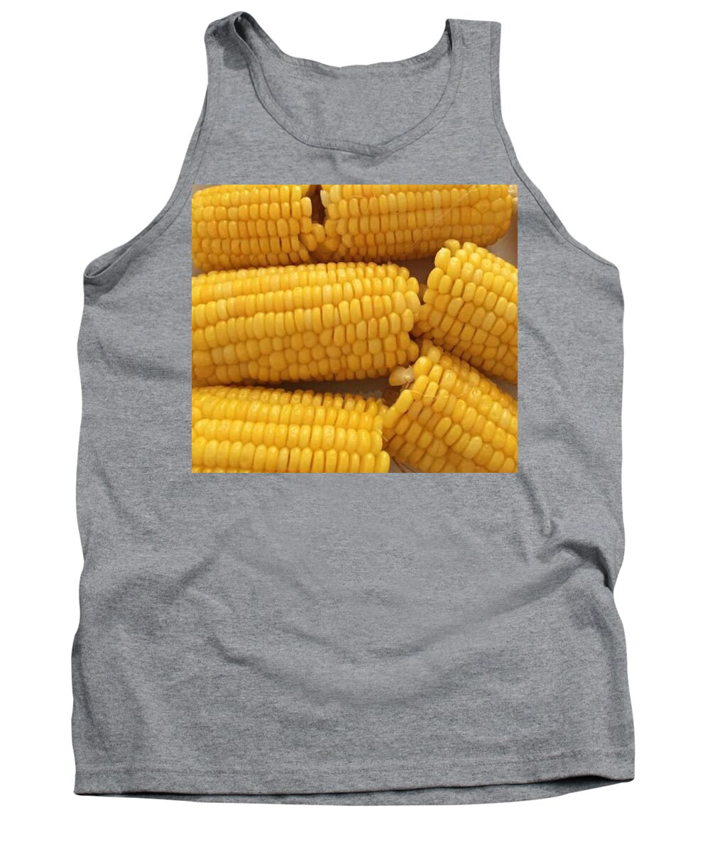 Corn Tank Top featuring the photograph Corn on the Cob #1 by Jeff Lowe