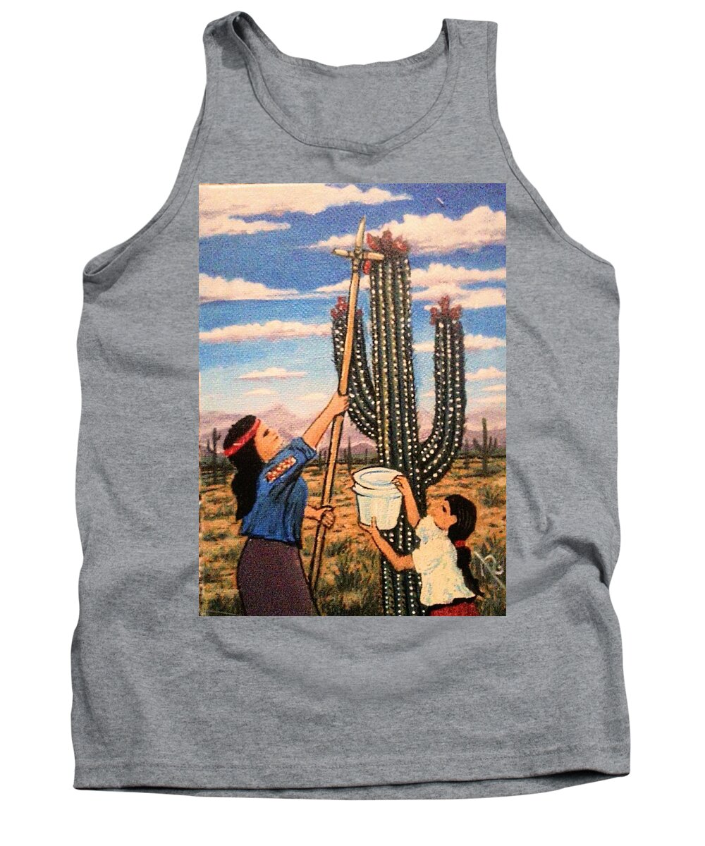  Tank Top featuring the painting Harvesting 2 #1 by James RODERICK