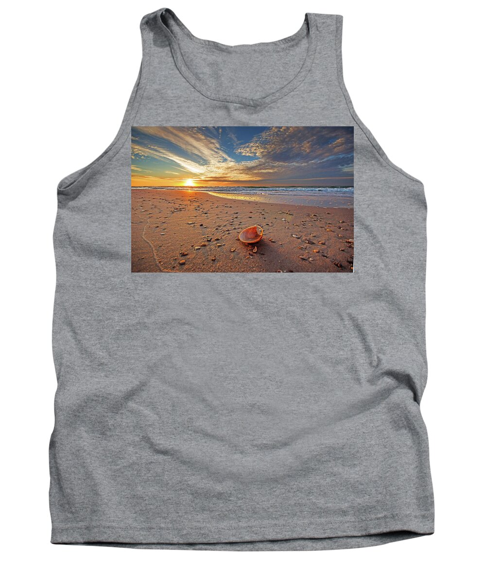 Alabama Tank Top featuring the photograph Seashell by the Seashore #1 by Michael Thomas