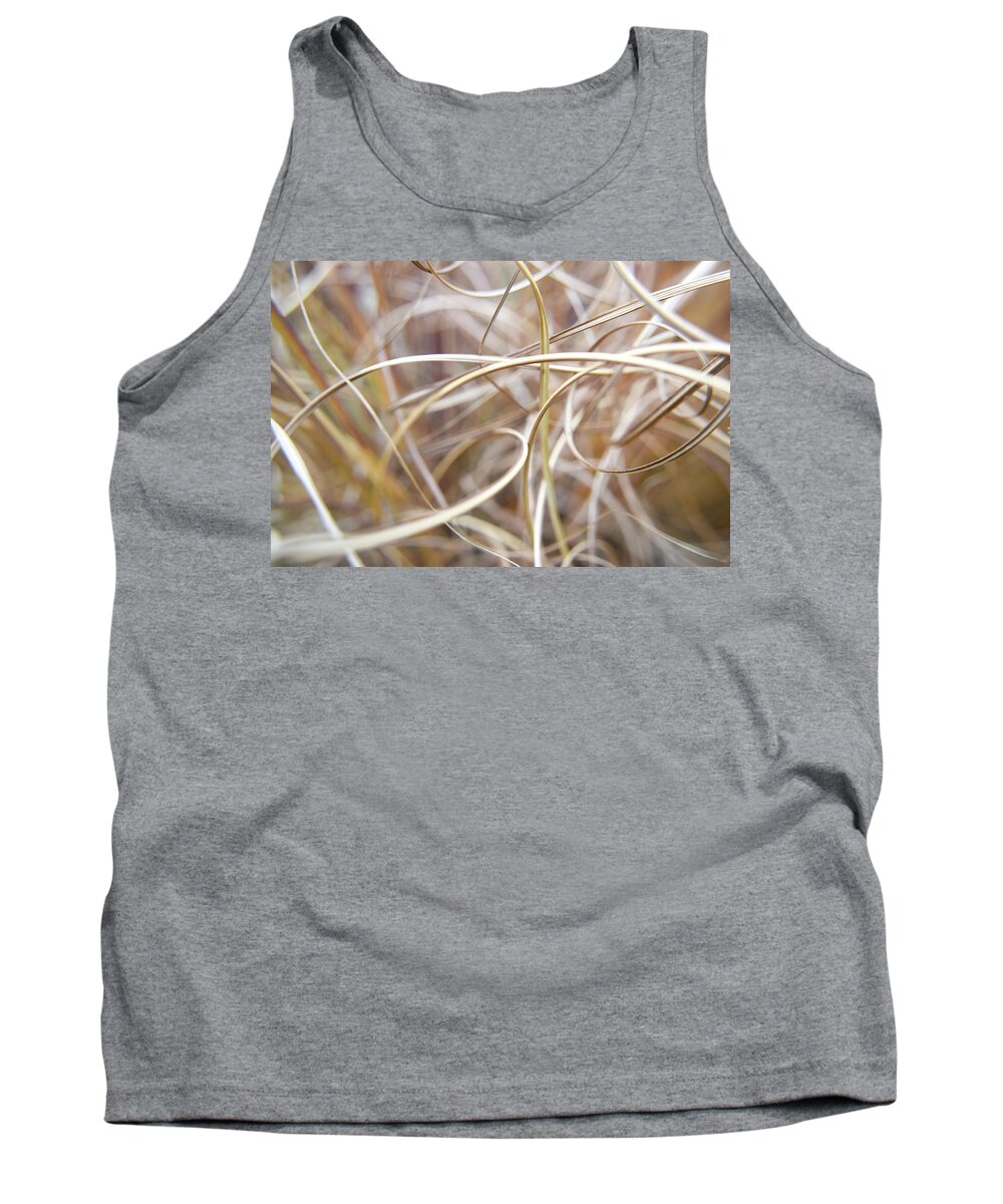 Kirkwood Tank Top featuring the photograph Winter Grasses #1 by Curtis Krusie