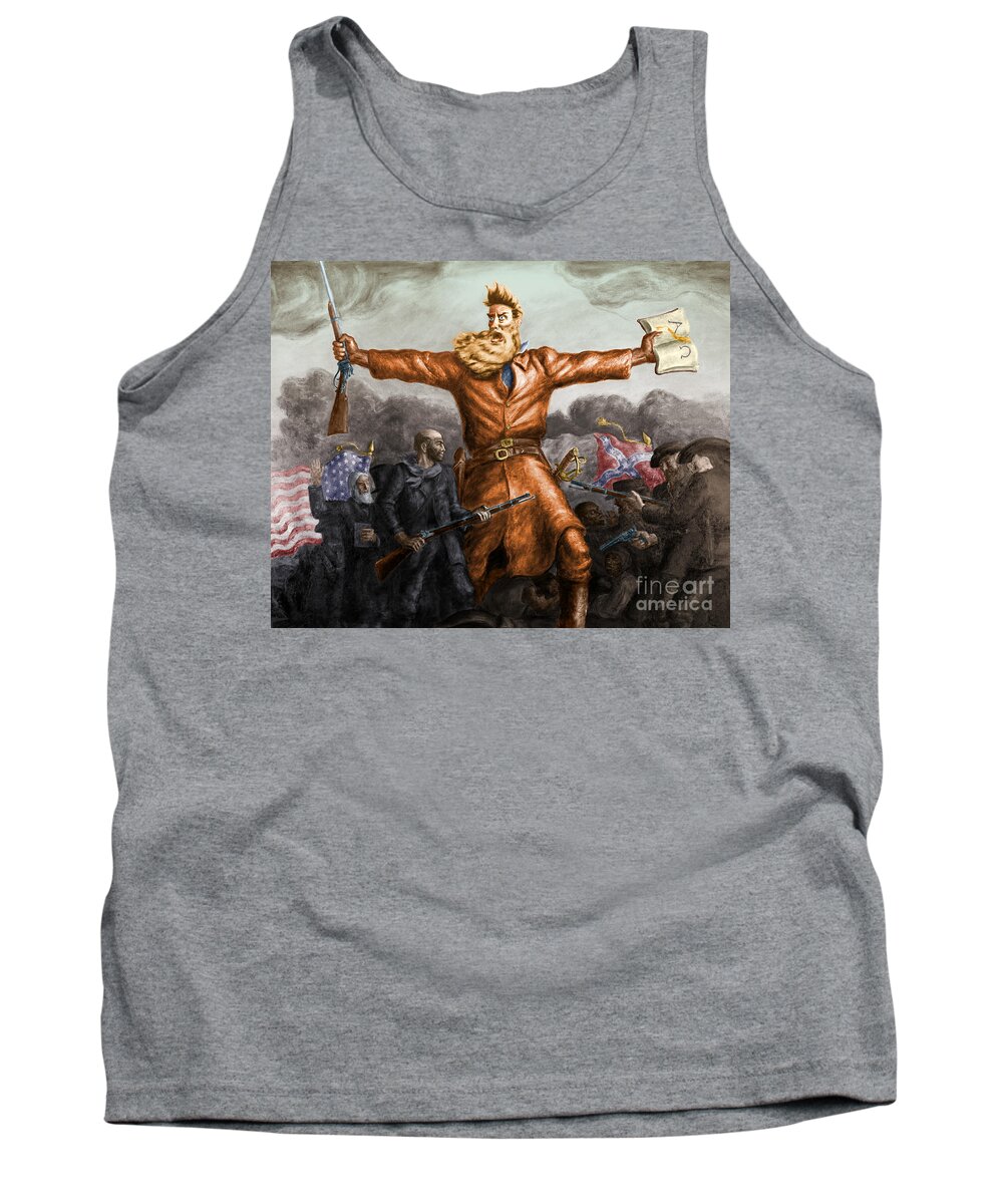 John Brown Tank Top featuring the photograph John Brown American Abolitionist #11 by Photo Researchers