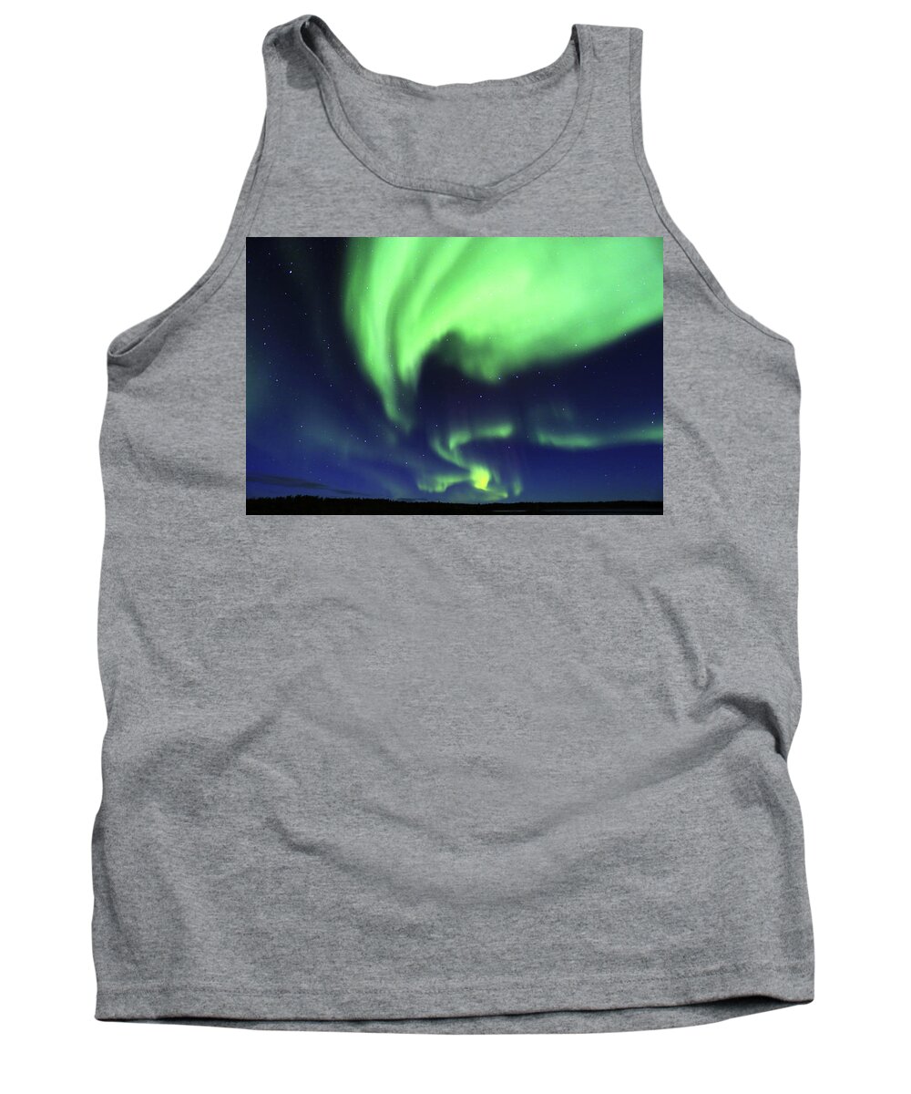 Northern Lights Tank Top featuring the photograph Northern Lights #18 by Shixing Wen