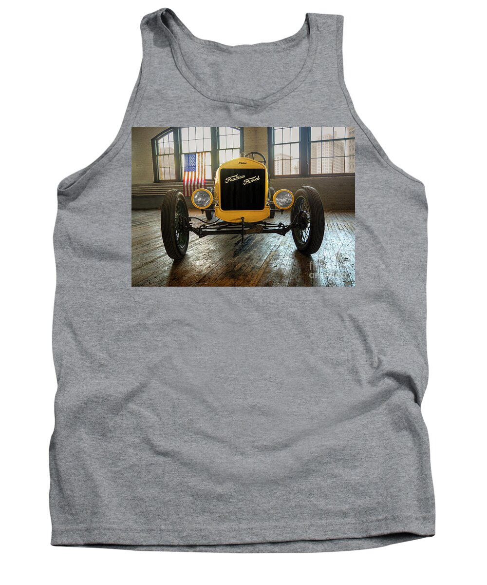 Rat Tank Top featuring the digital art 1926 Ford Model-t Racer by Anthony Ellis