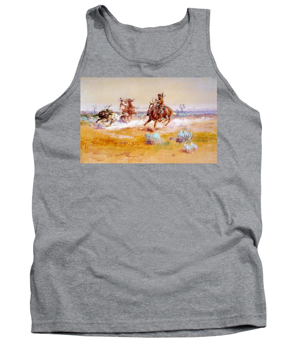 Mexico Tank Top featuring the painting Mexico #2 by Charles Russell