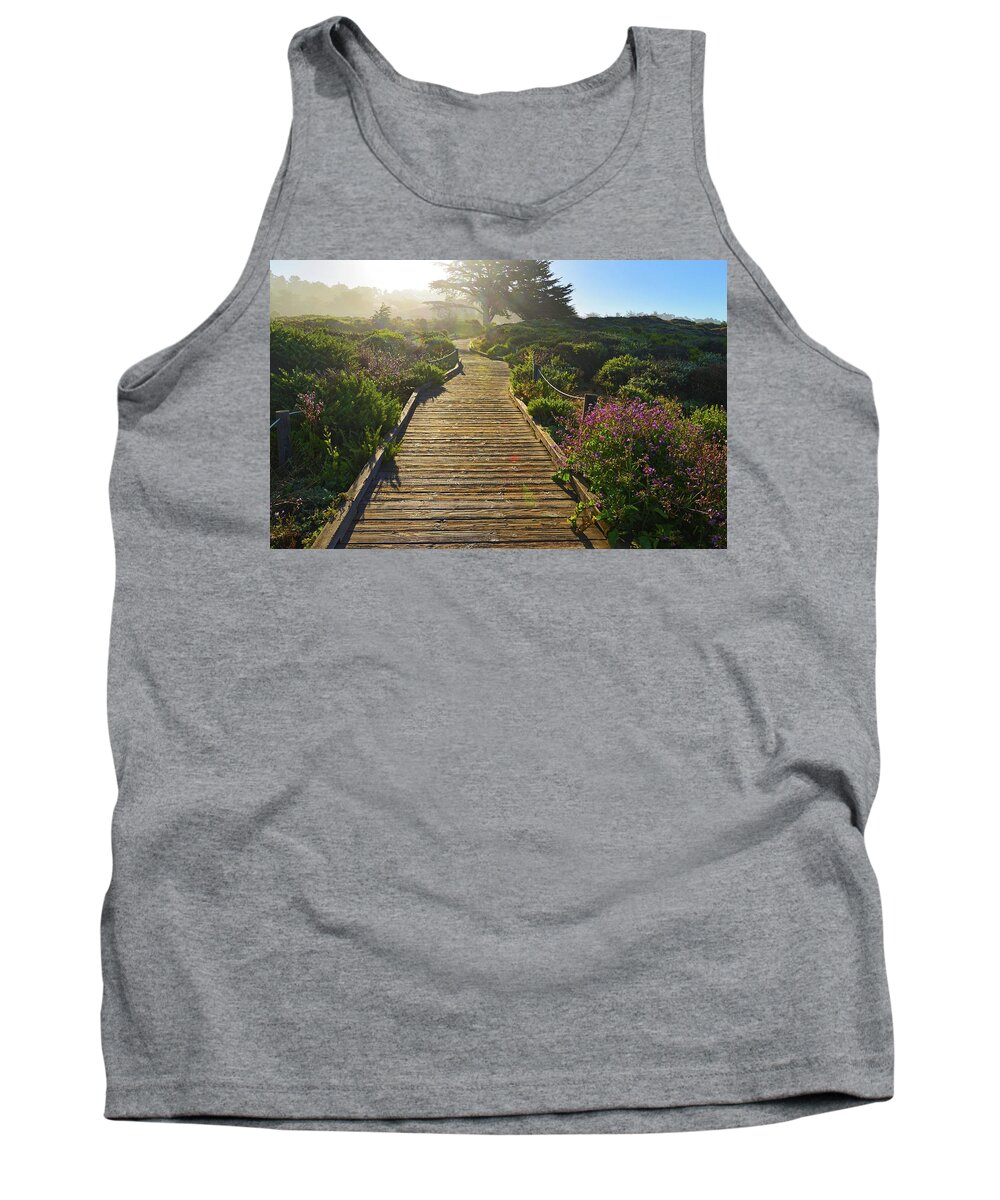 Cambria Tank Top featuring the photograph Morning Glory #2 by Lynn Bauer
