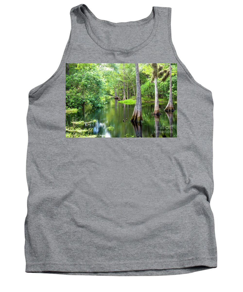 Photographs Tank Top featuring the photograph Tropical River 3 by Felix Lai