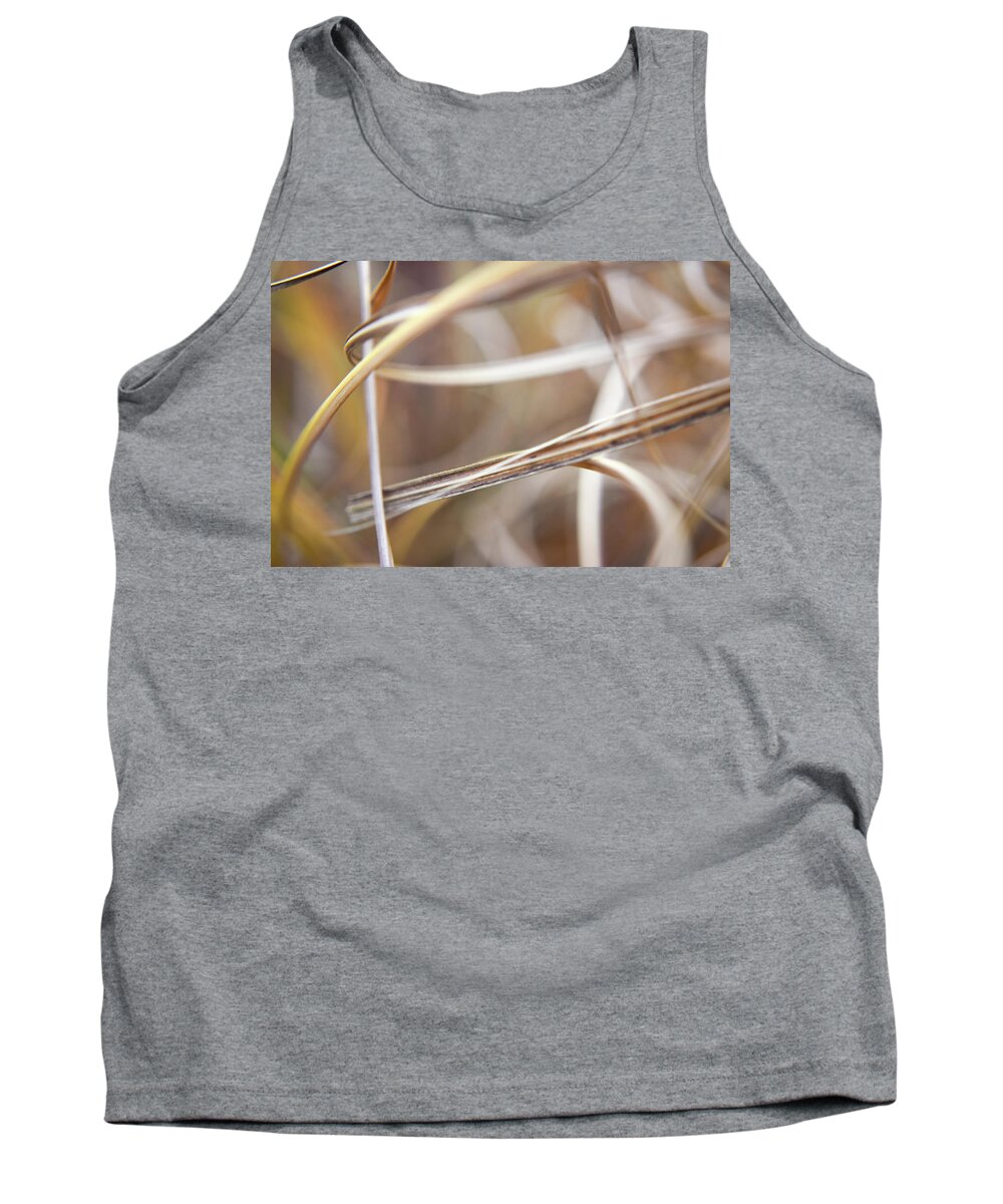 Kirkwood Tank Top featuring the photograph Winter Grasses #2 by Curtis Krusie