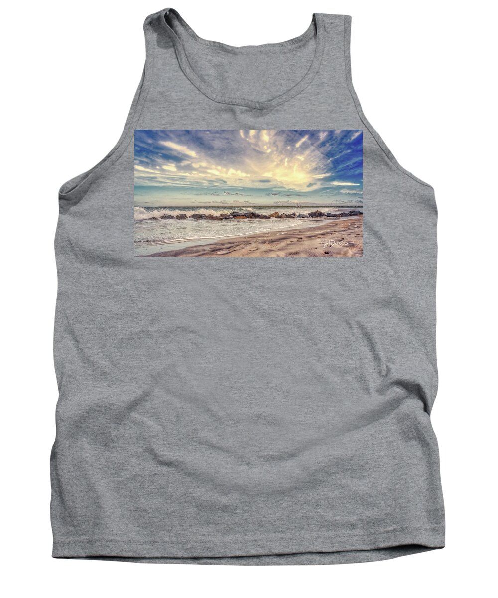 St. Augustine Tank Top featuring the photograph 2020-05-20 Vilano Beach Sunset by Joseph Desiderio
