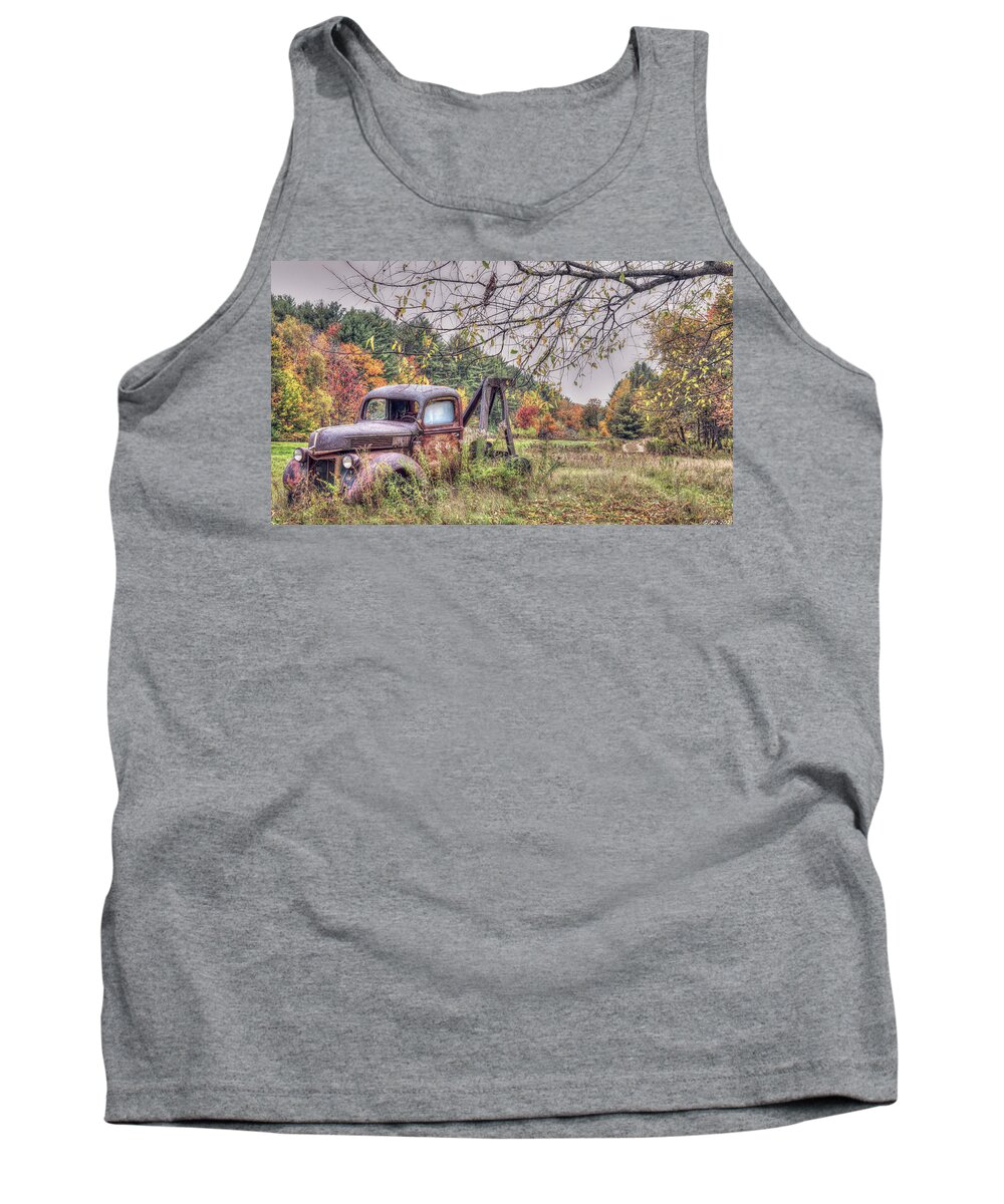 Abandoned Tank Top featuring the photograph Another Autumn #3 by Richard Bean