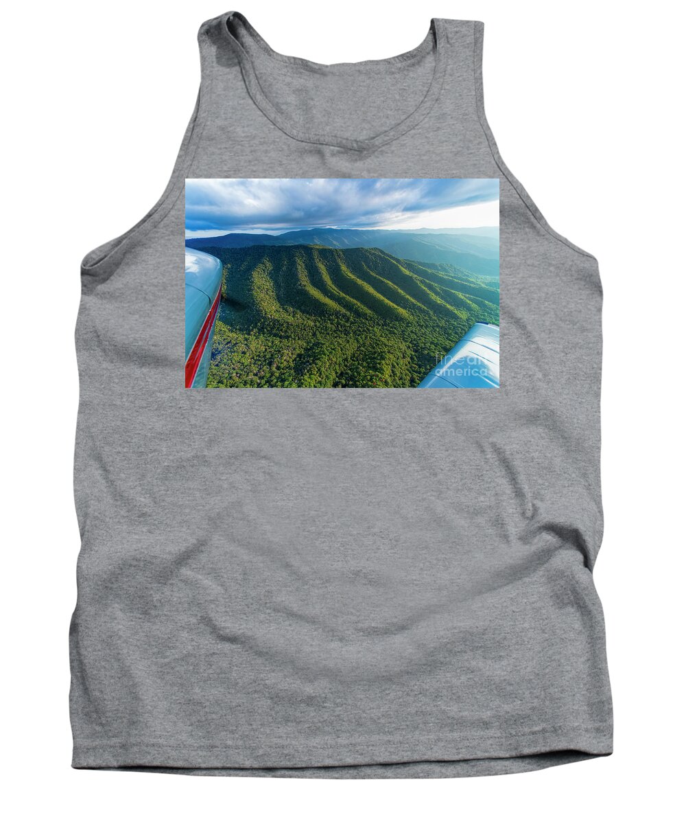 Great Smoky Mountains National Park Tank Top featuring the photograph Great Smoky Mountains National Park Aerial Photo #4 by David Oppenheimer