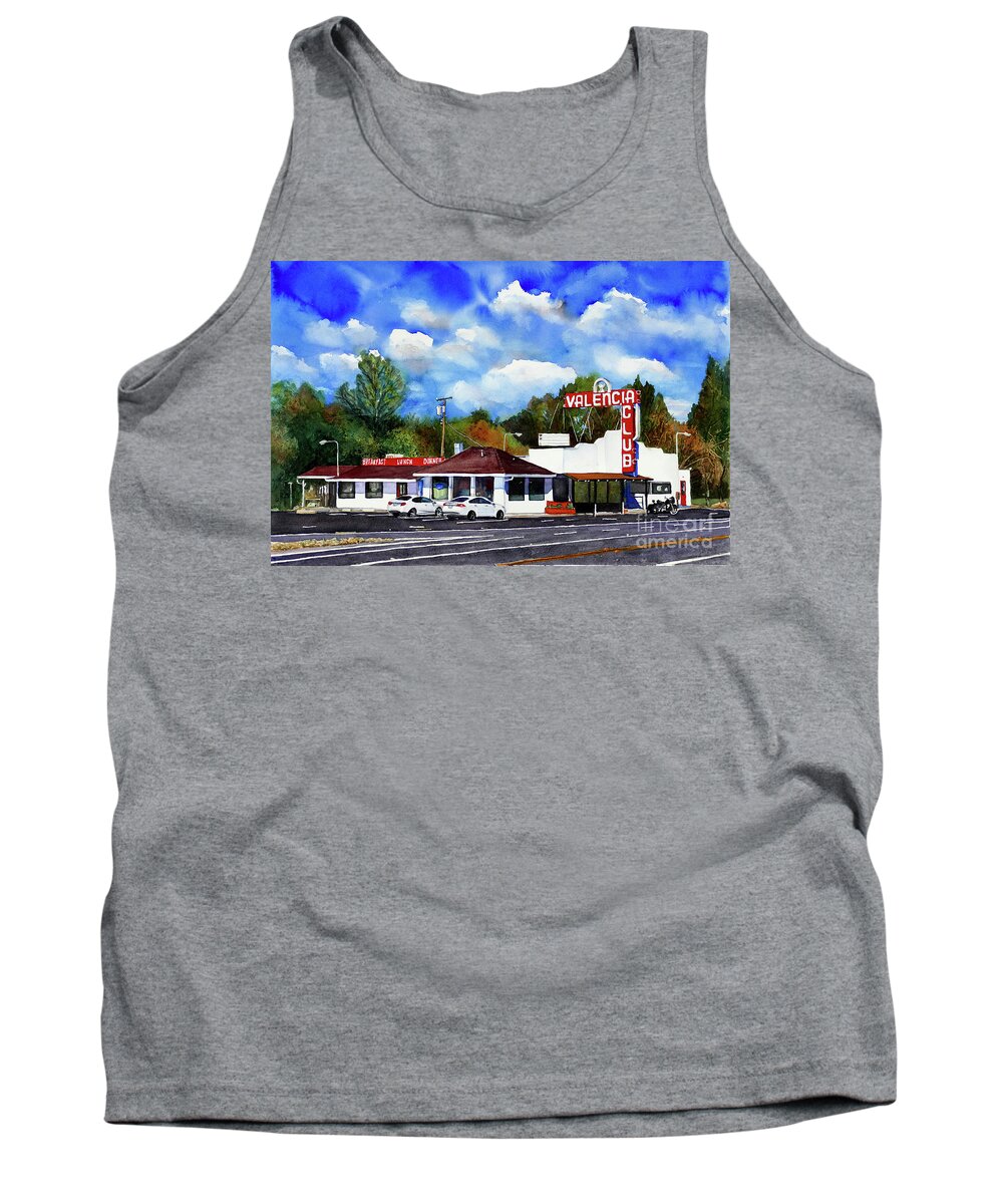  Tank Top featuring the painting #426 Valencia Club #426 by William Lum