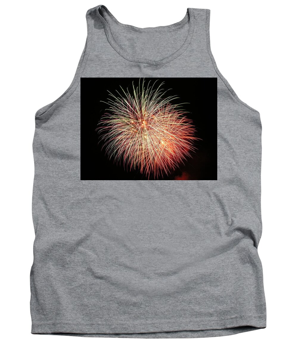 Fireworks Tank Top featuring the photograph Fireworks #48 by George Pennington