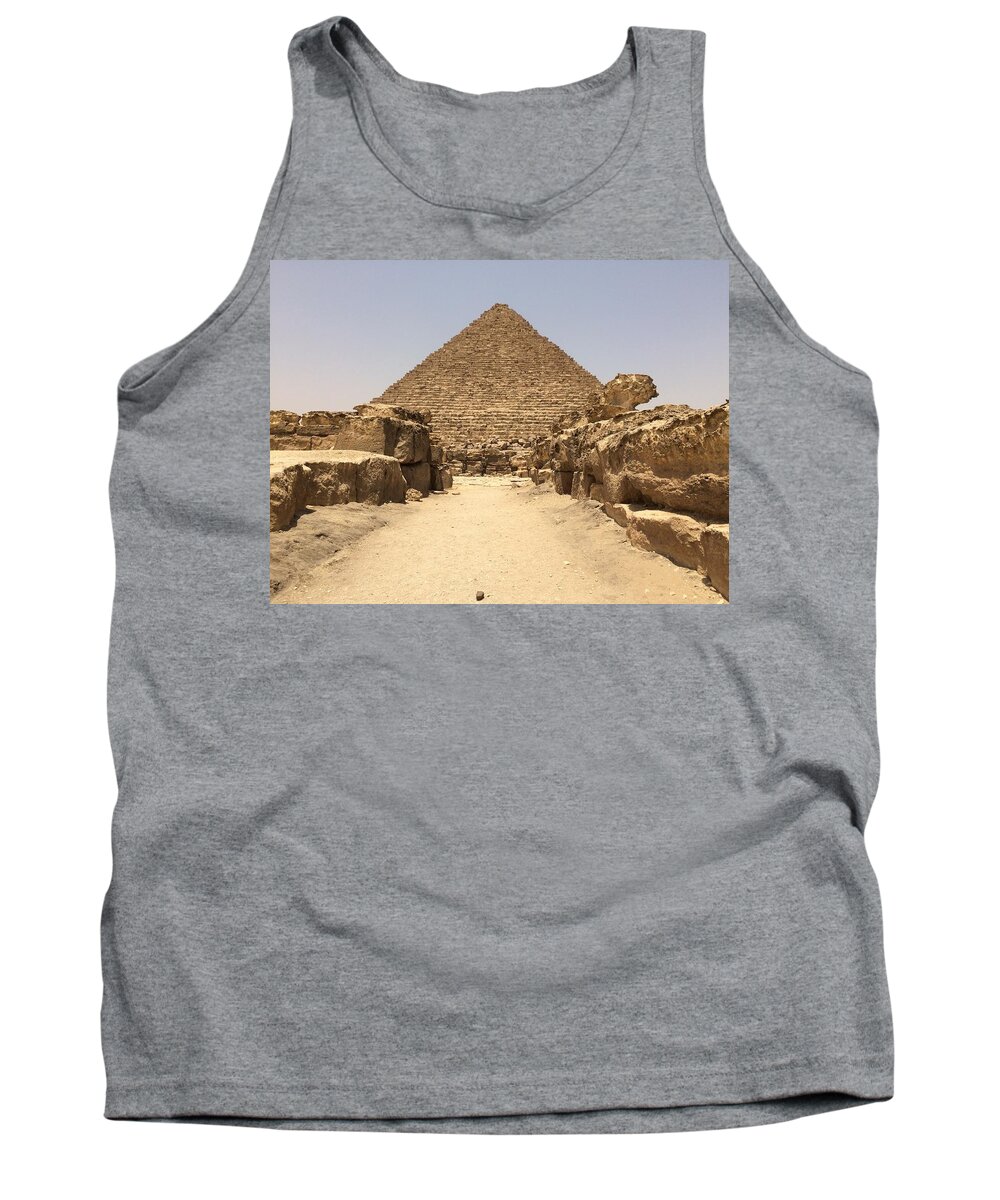 Giza Tank Top featuring the photograph Great Pyramids #6 by Trevor Grassi