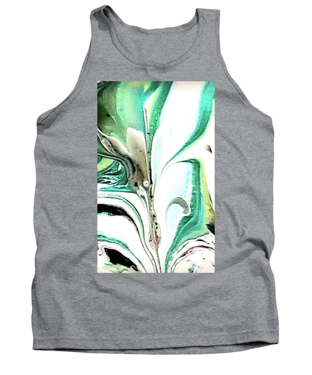 Pour Tank Top featuring the painting Untitled #6 by Karen Lillard