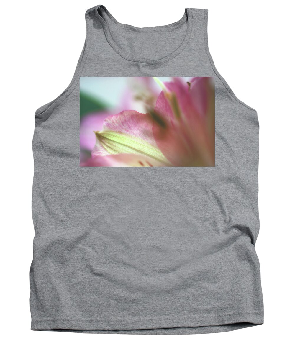 Abstract Floral Wall Art Tank Top featuring the photograph Abstract Floral Wall Art by Gwen Gibson