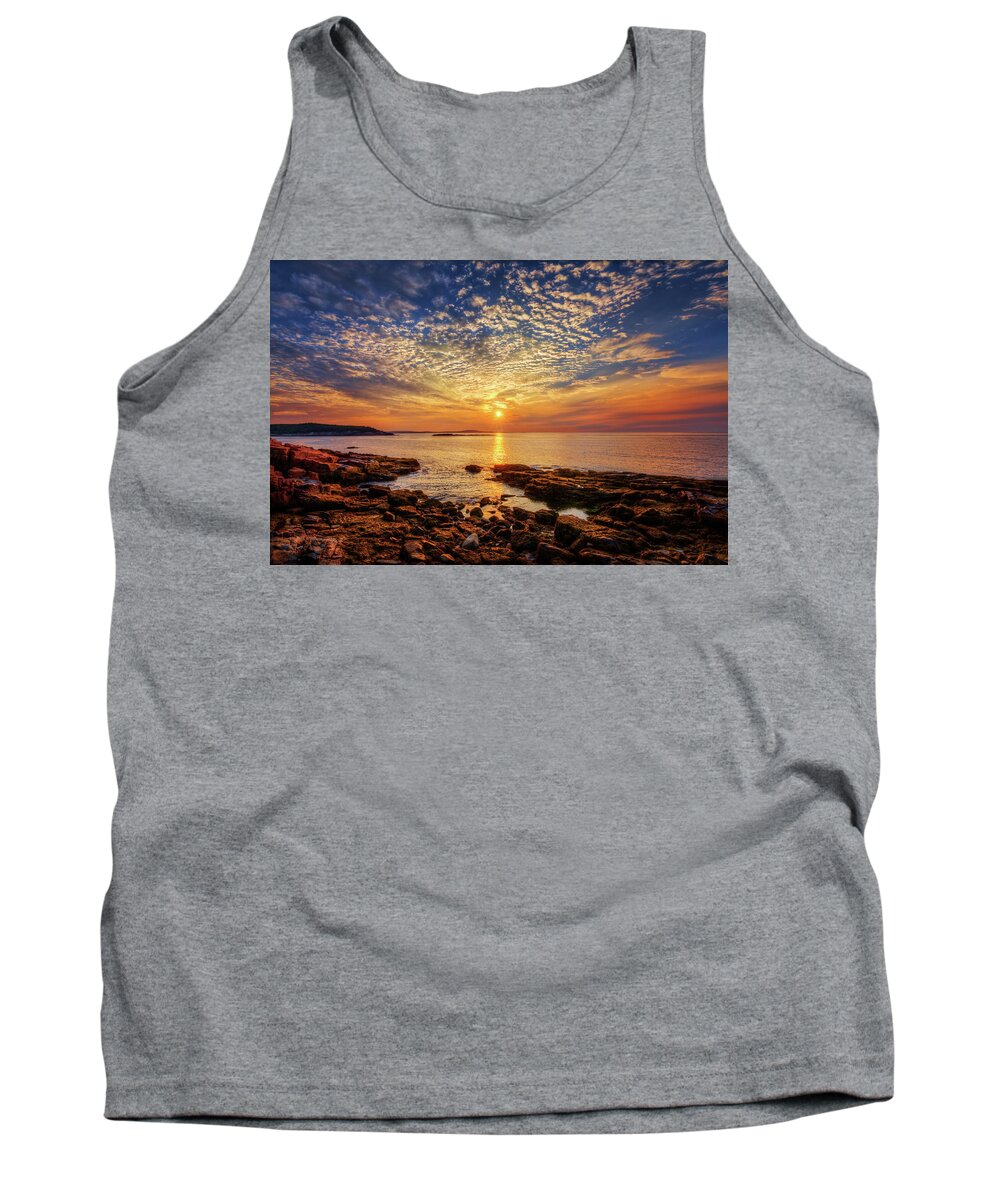 Acadia National Park Tank Top featuring the photograph Acadia Sunrise 34a6832 by Greg Hartford