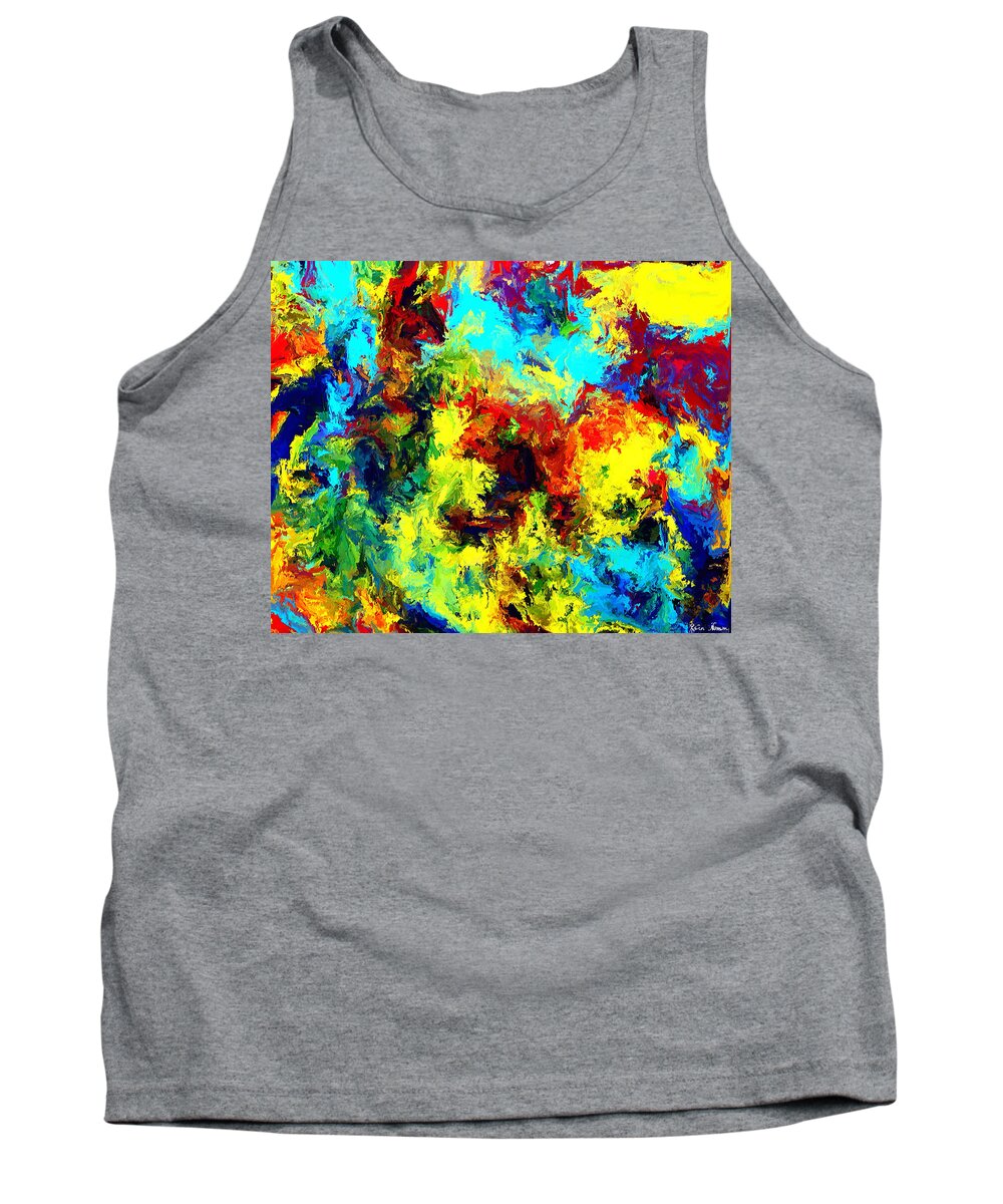 Tank Top featuring the digital art After Effects by Rein Nomm