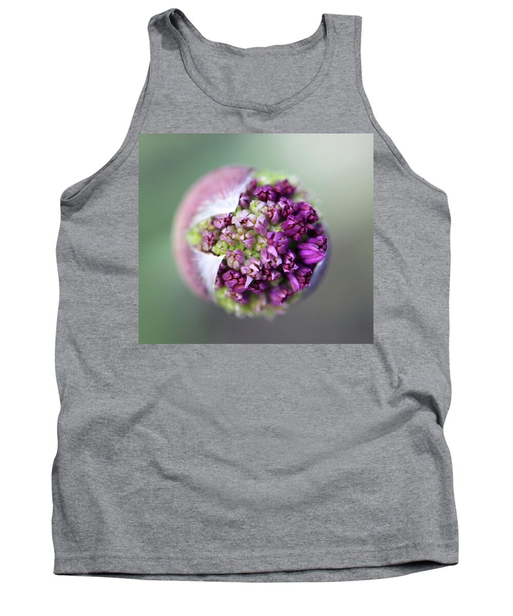 Beautiful Tank Top featuring the photograph Allium New Beginnings by Tammy Pool