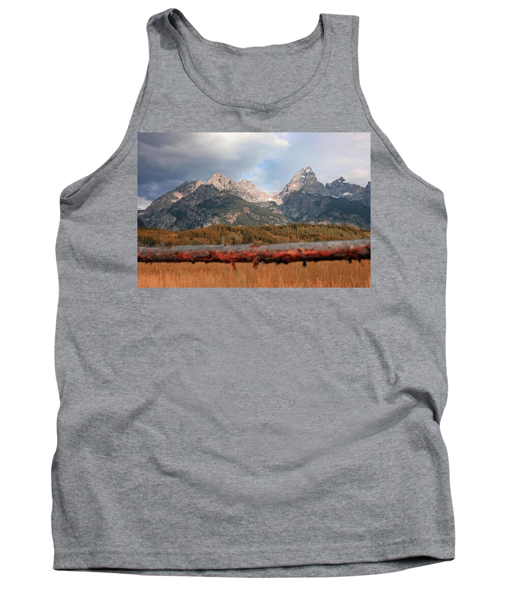 Mountain Tank Top featuring the photograph Another day in the Tetons by Go and Flow Photos