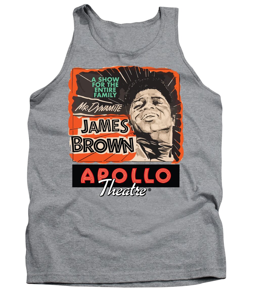 Antique Tank Top featuring the digital art Apollo Theater by Gary Grayson