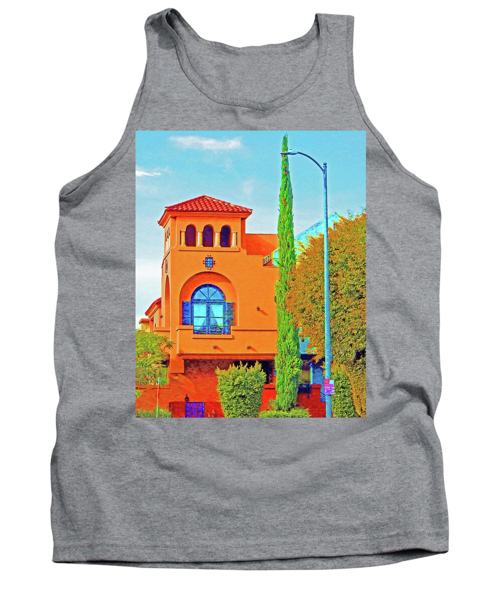 Architecture Tank Top featuring the photograph Archy Bunker by Andrew Lawrence