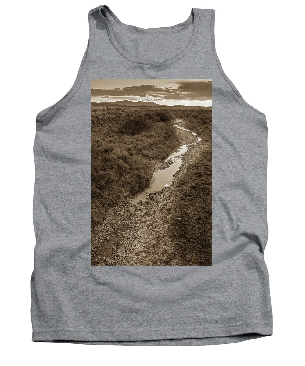 New Mexico Tank Top featuring the photograph Arroyo by Maresa Pryor-Luzier