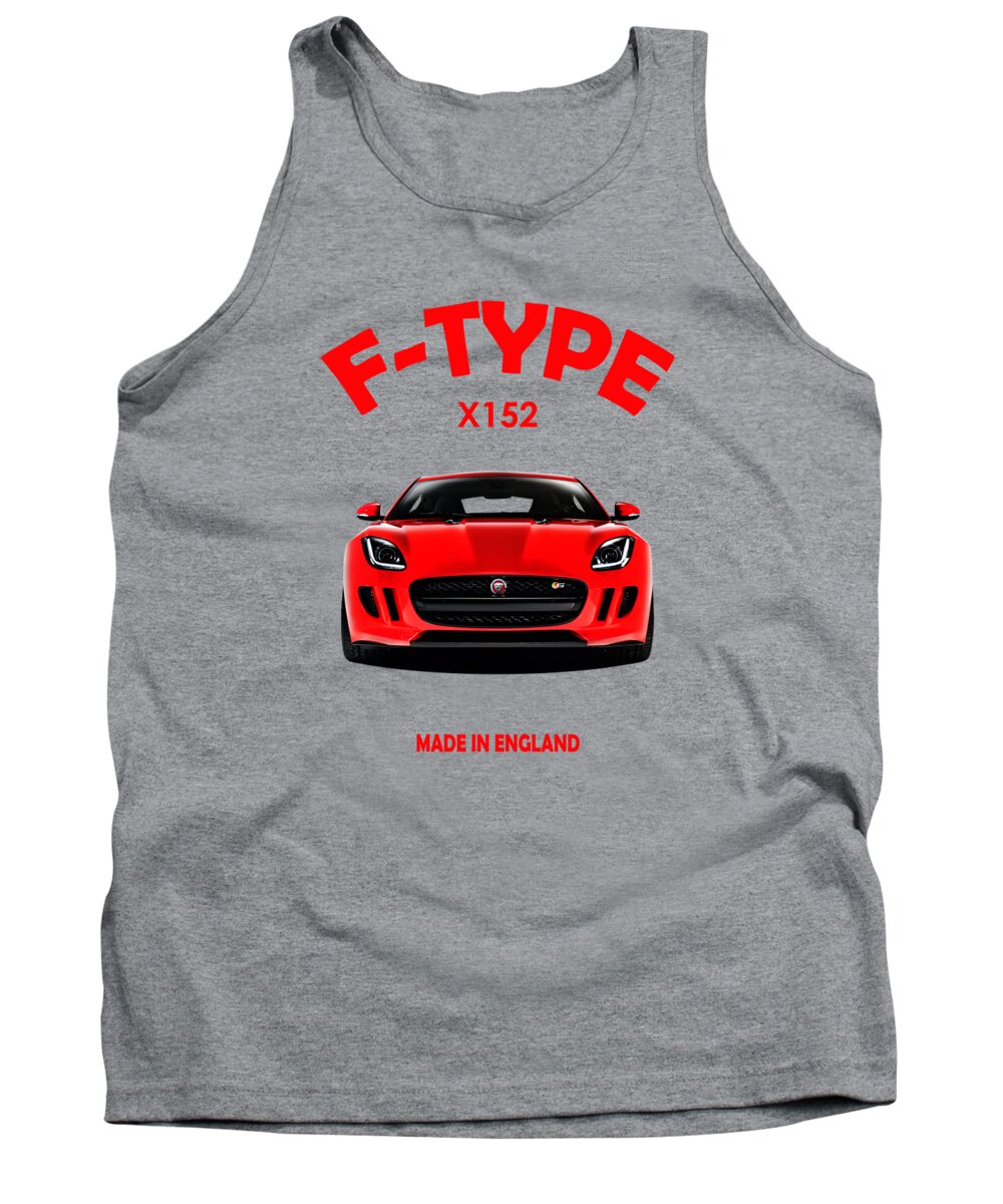 Jaguar F Type Tank Top featuring the photograph The F-Type Face by Mark Rogan