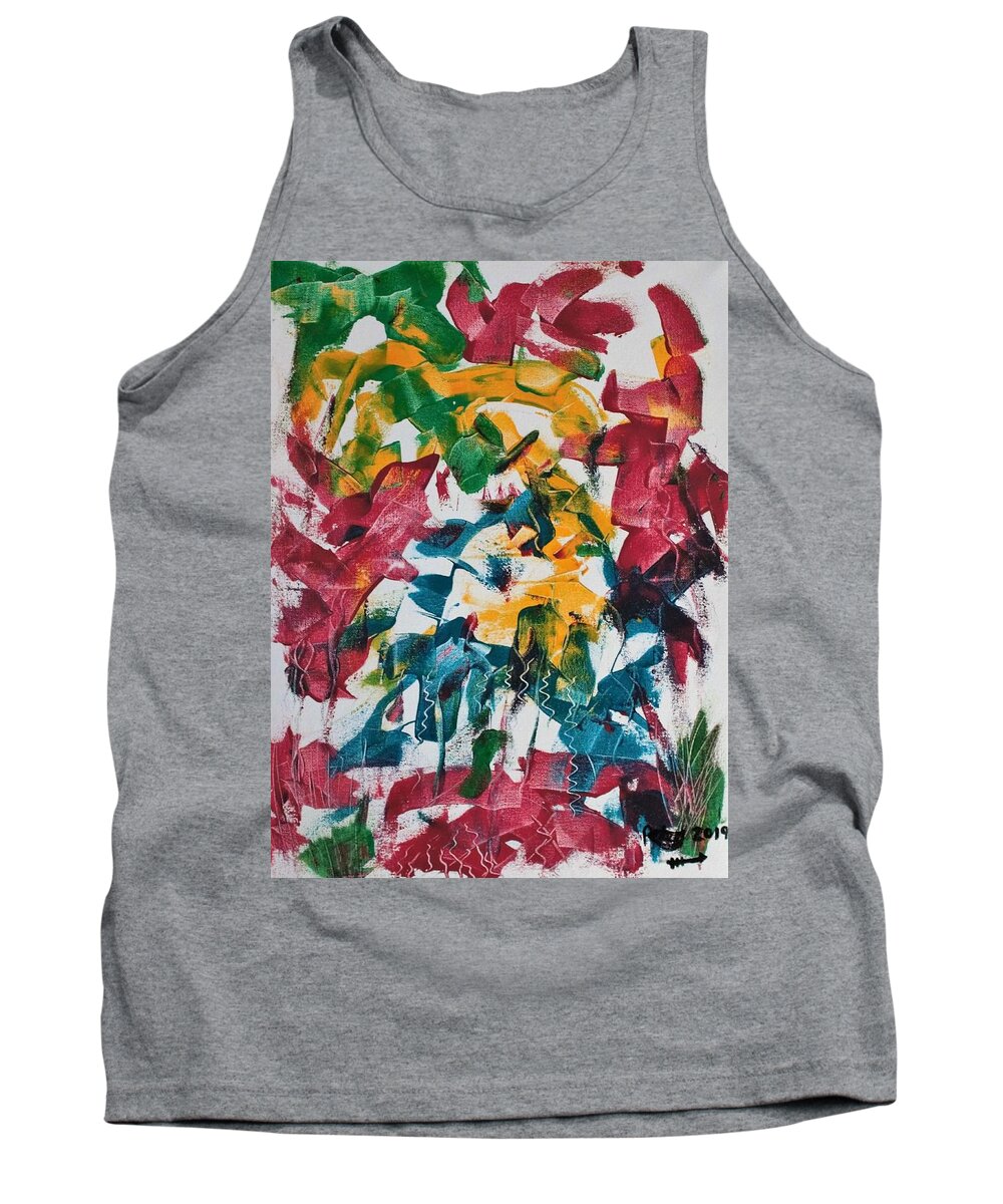Mango Tank Top featuring the photograph Twisted Mango by Peter Johnstone