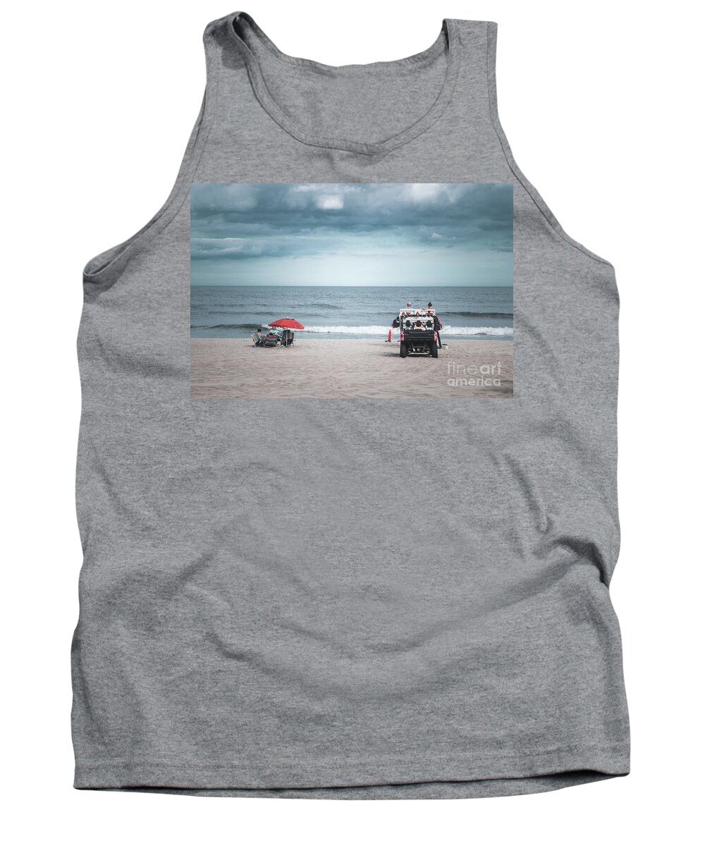 Asbury Park Tank Top featuring the photograph Asbury Park Lifeguard Station by Colleen Kammerer