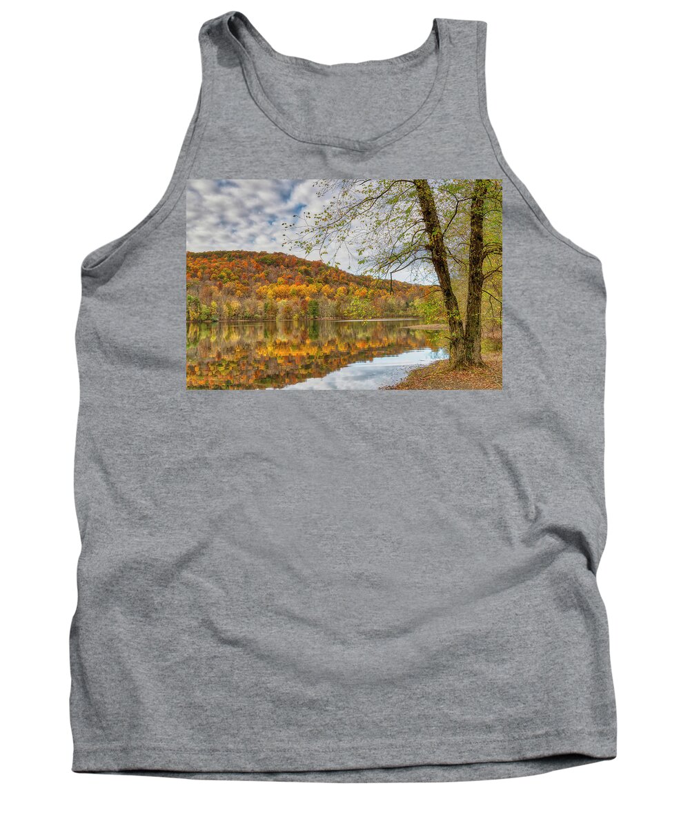 Ramapo Valley Reservation Tank Top featuring the photograph Autumn at Ramapo by Penny Polakoff