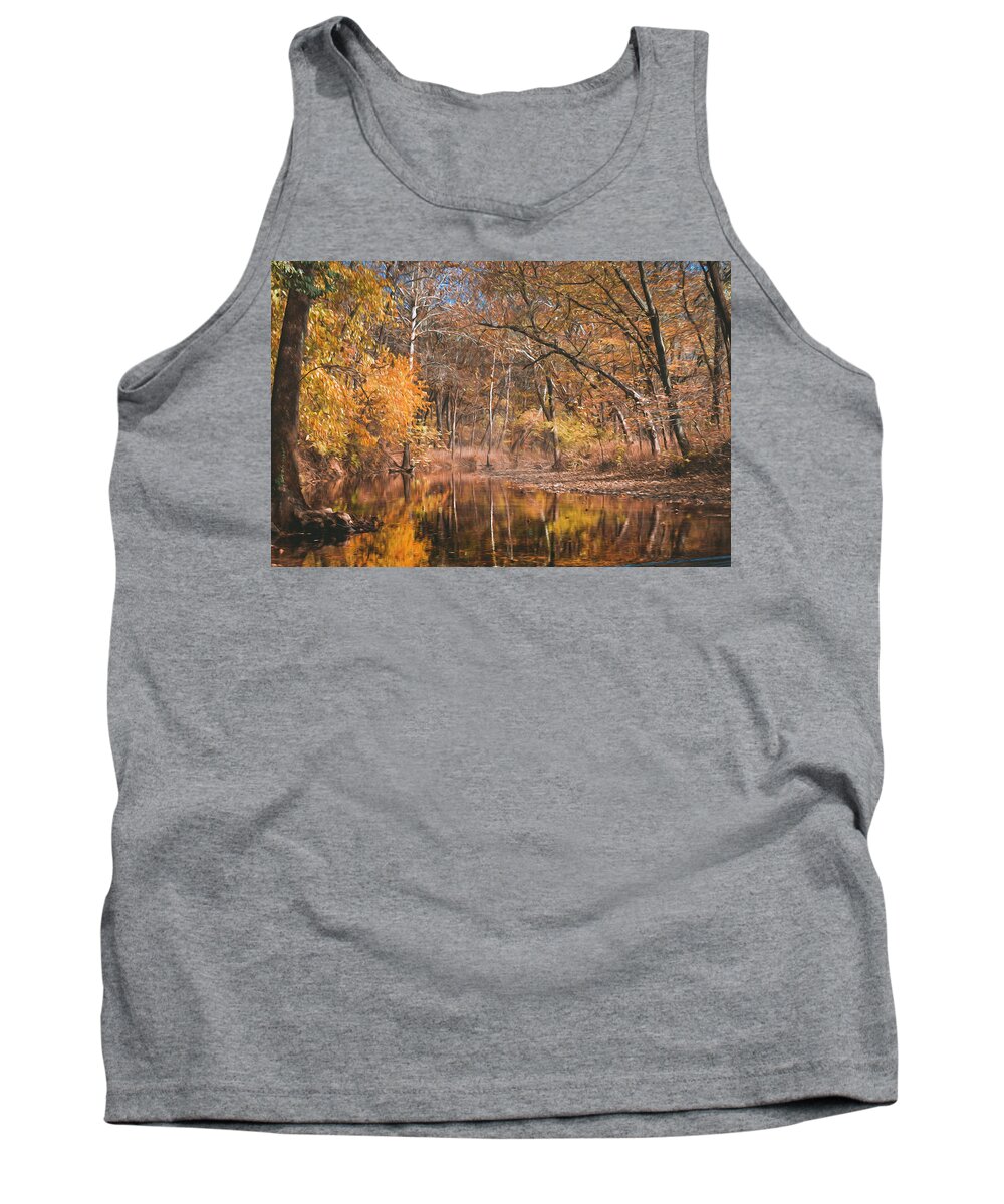 Fall Tank Top featuring the photograph Autumn in the Ozarks by Allin Sorenson