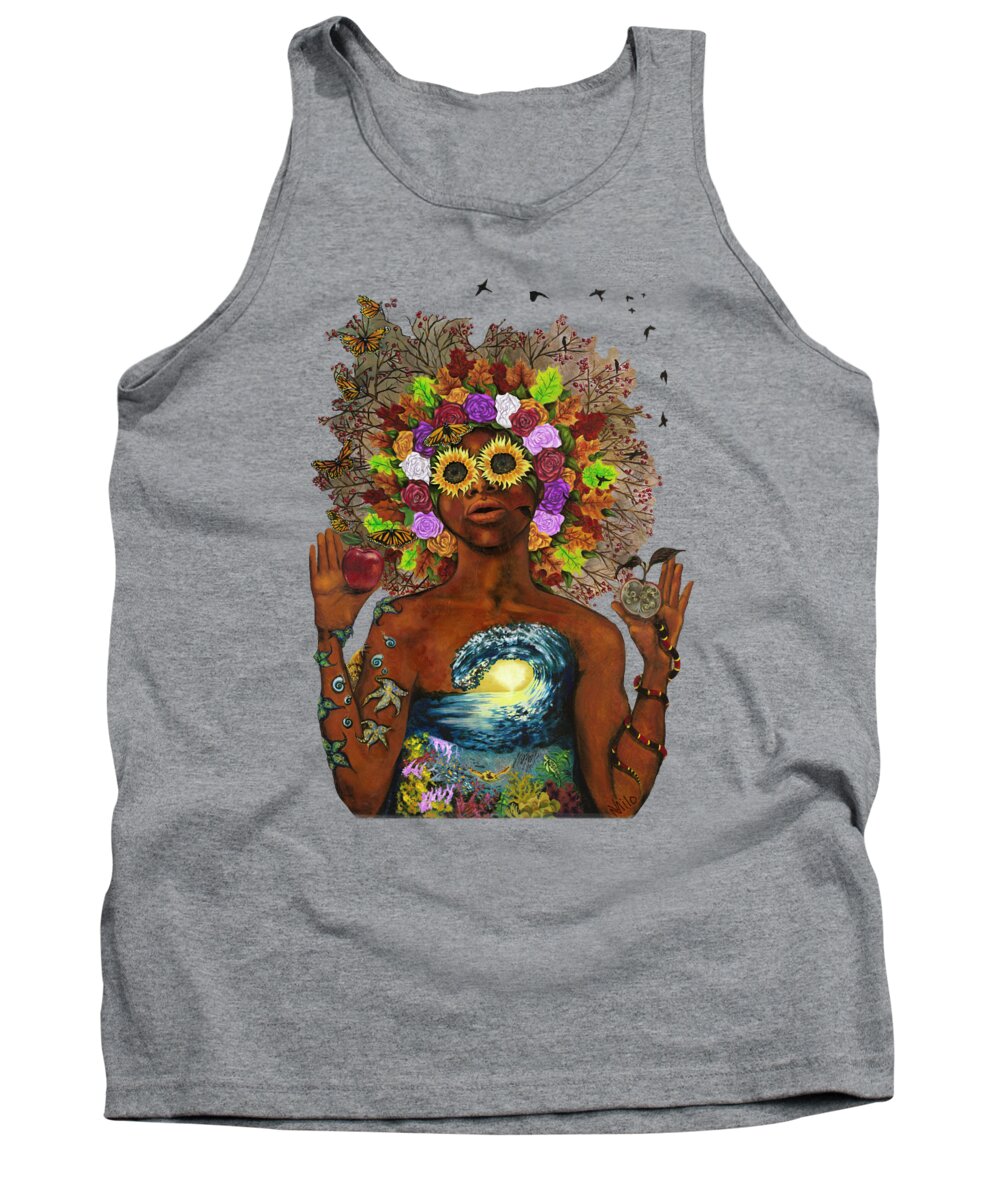 Mother Tank Top featuring the painting Coral by Valerie Milo