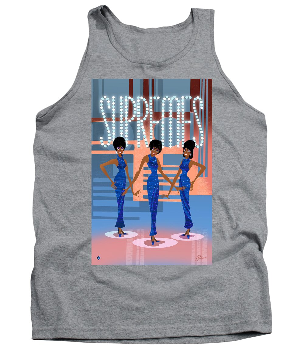 Singers Tank Top featuring the digital art Baby Love by Alan Bodner