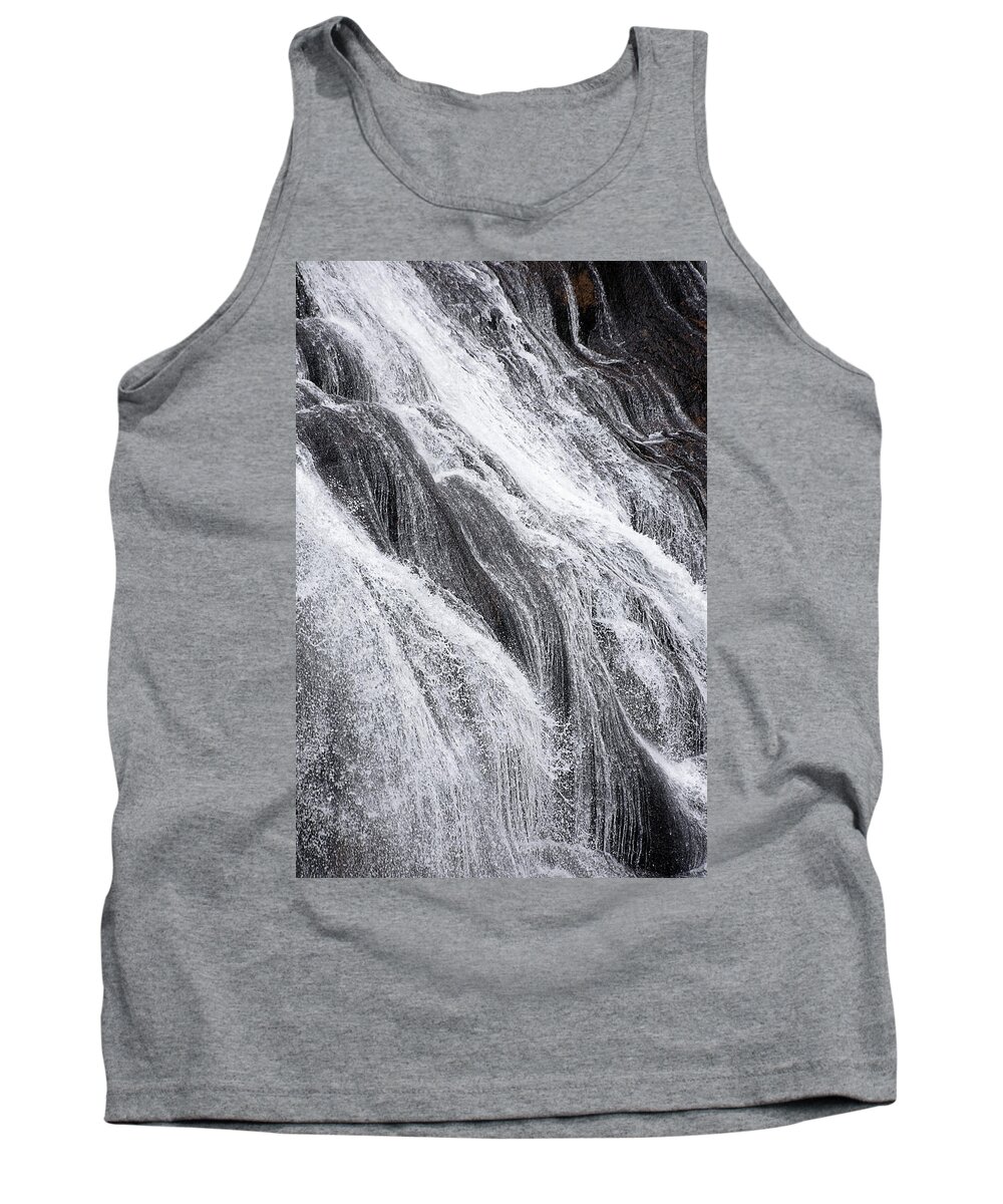 Bathing Beauty Tank Top featuring the photograph Bathing Beauty -- Gibbon Falls in Yellowstone National Park, Wyoming by Darin Volpe