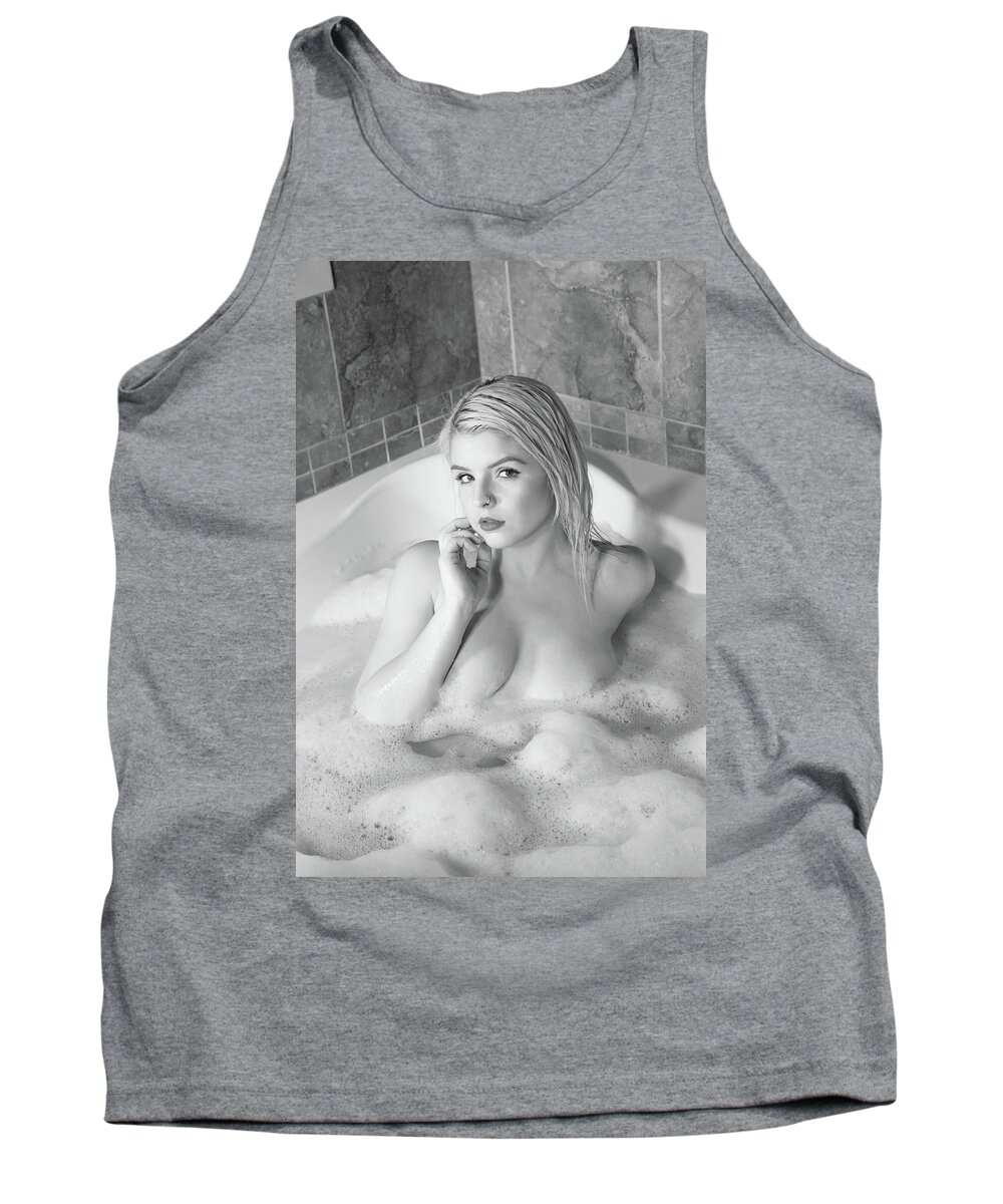 Female Tank Top featuring the photograph Bathing Beauty XVI by Blue Muse Fine Art